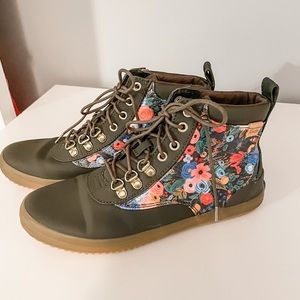 Rifle Paper Co x Keds Floral Rainboots